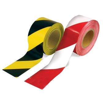 Markeerlint rood-wit | rol 70mm x 500m