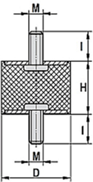 TRDA5020M10x23 | &Oslash;50x20 - M10 x  23