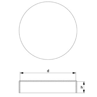 SAE flensbeschermer rond 3000psi | 1/2&quot;