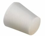 Silicone tapse plug SRT-0063-019 | &oslash;3,17 x &Oslash;6,35 h=19,05 (mm) | prijs per 250st.
