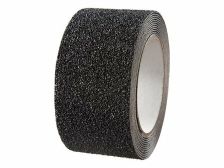 Anti-slip tape zelfklevend zwart - rol 50mm x 5m