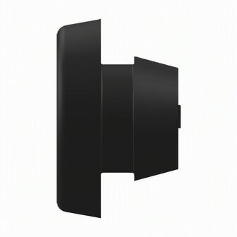 Trapdop &Oslash;18mm voor in perfo-gat &oslash;9-10mm - zwart