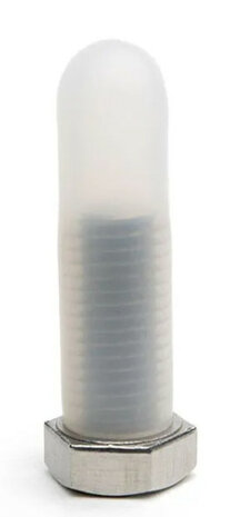 silicone rubber dop SRC-0301-038 | kap Ø30,15  h=38,1 (in mm) | prijs per 10st.