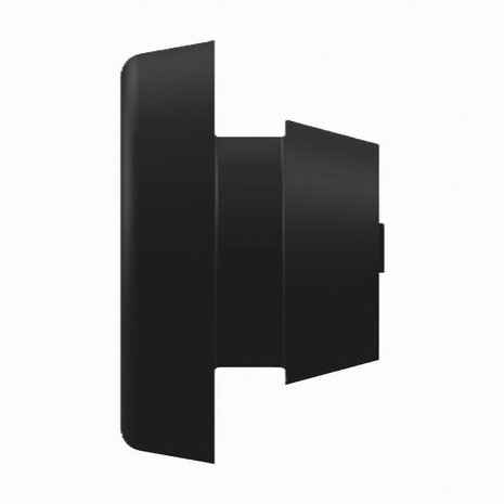 Trapdop &Oslash;18mm voor in perfo-gat &oslash;9-10mm - zwart