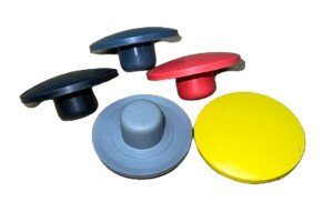 Trapdop Ø38-39mm voor in gat ø15-16mm - Kleur